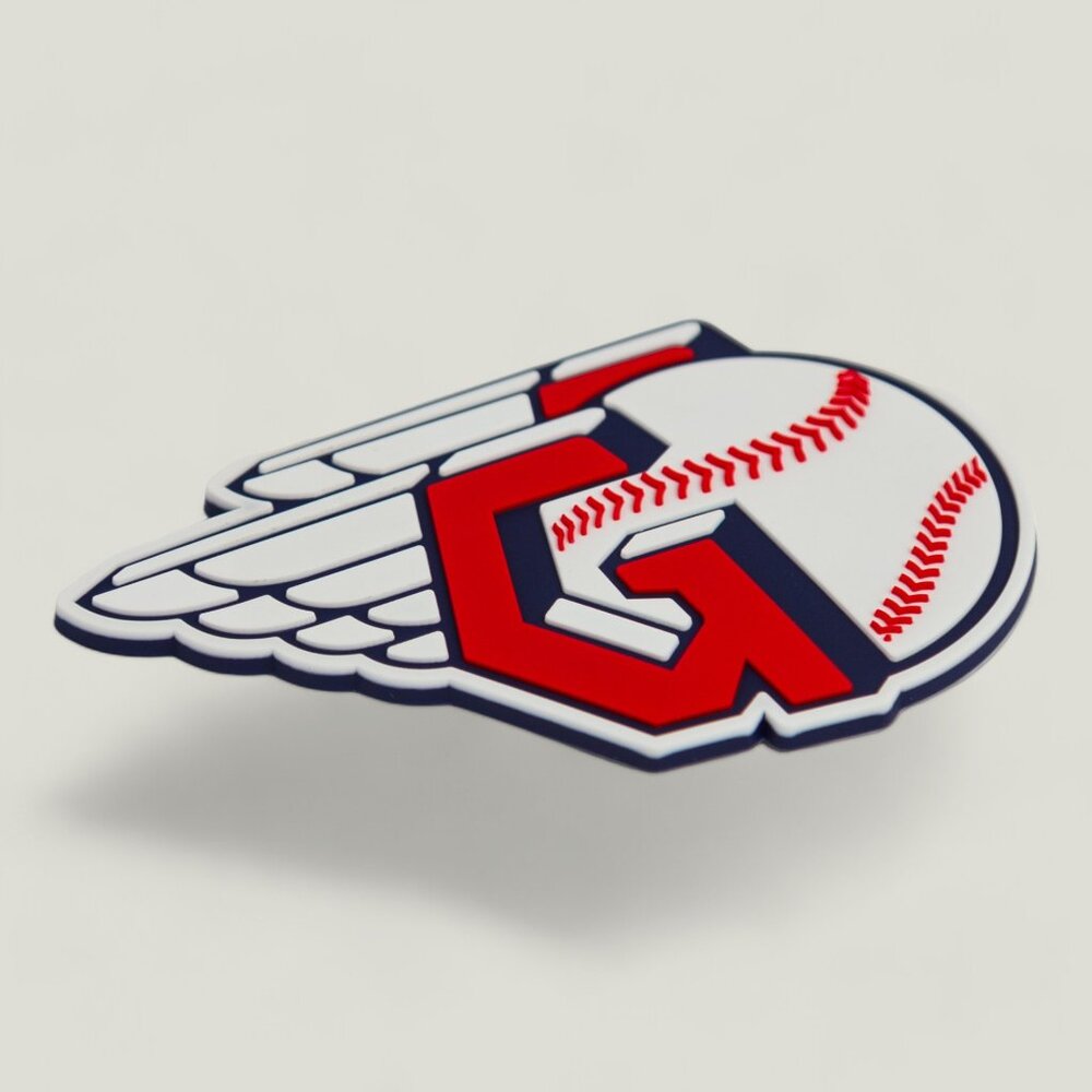Cleveland Guardians 3D Snapback Trucker Rope Hat- White/ Navy - Picture 3 of 3
